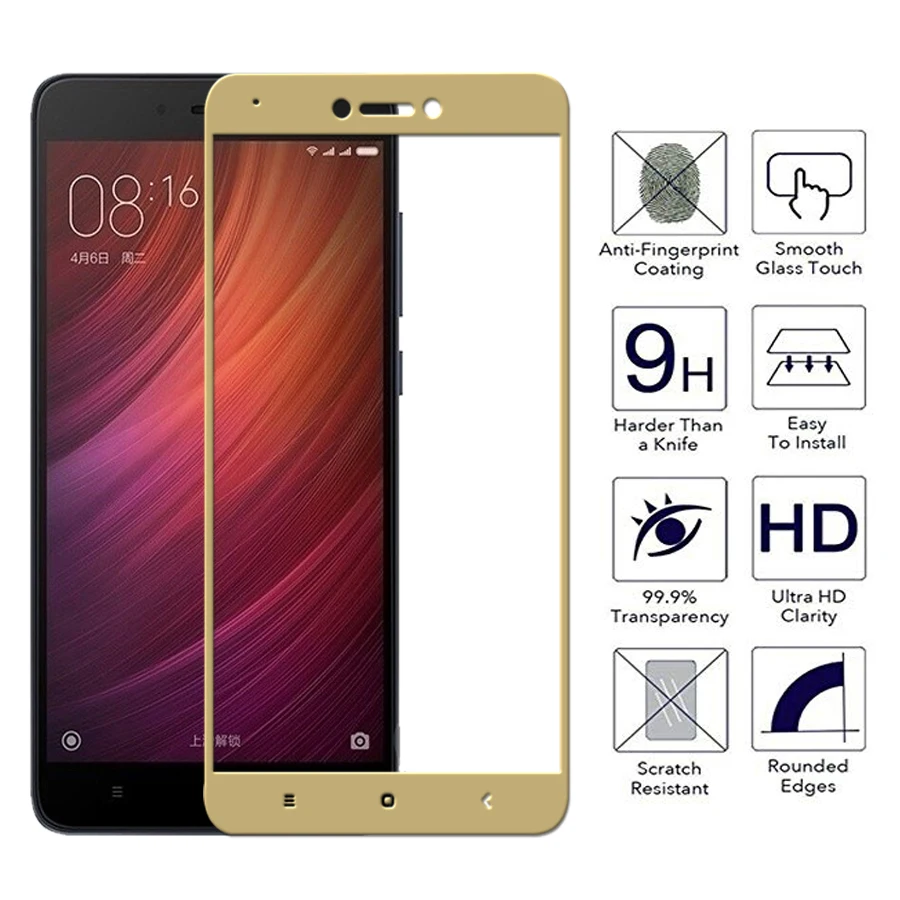 Защитное стекло red mi note 4x4 x для xiaomi redmi note4x 4 защитное ksiomi remi resmi x4 4xnote 4x не