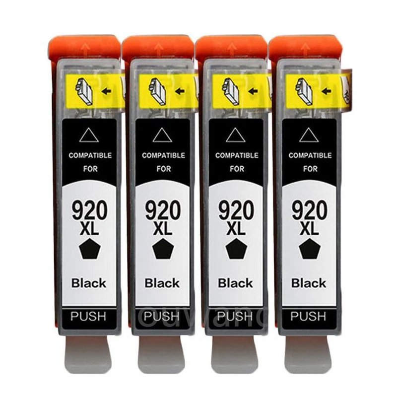 4pk совместимый чернильный картридж для 920 920XL Officejet 6000 6500 беспроводной 6500A 7000 7500