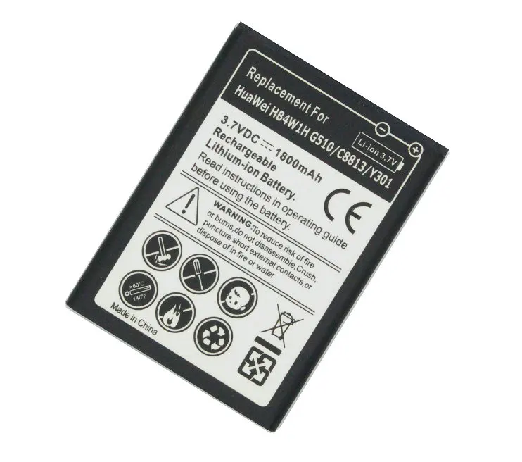 3x 1800mAh HB4W1/H Replacement Battery + Charger For Huawei Ascend W2 G510 G520 G525 T8951 U8951/D Y210/C C8951 C8813/D/Q | Мобильные