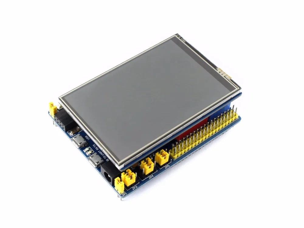 

3.5inch Touch LCD Shield for Arduino Resistive 480x320 resolution Standard Arduino interface Controlled via SPI Micro SD slot