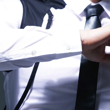 Новинка 2016 Мужская одежда черно белая рубашка в стиле пэчворк мужская