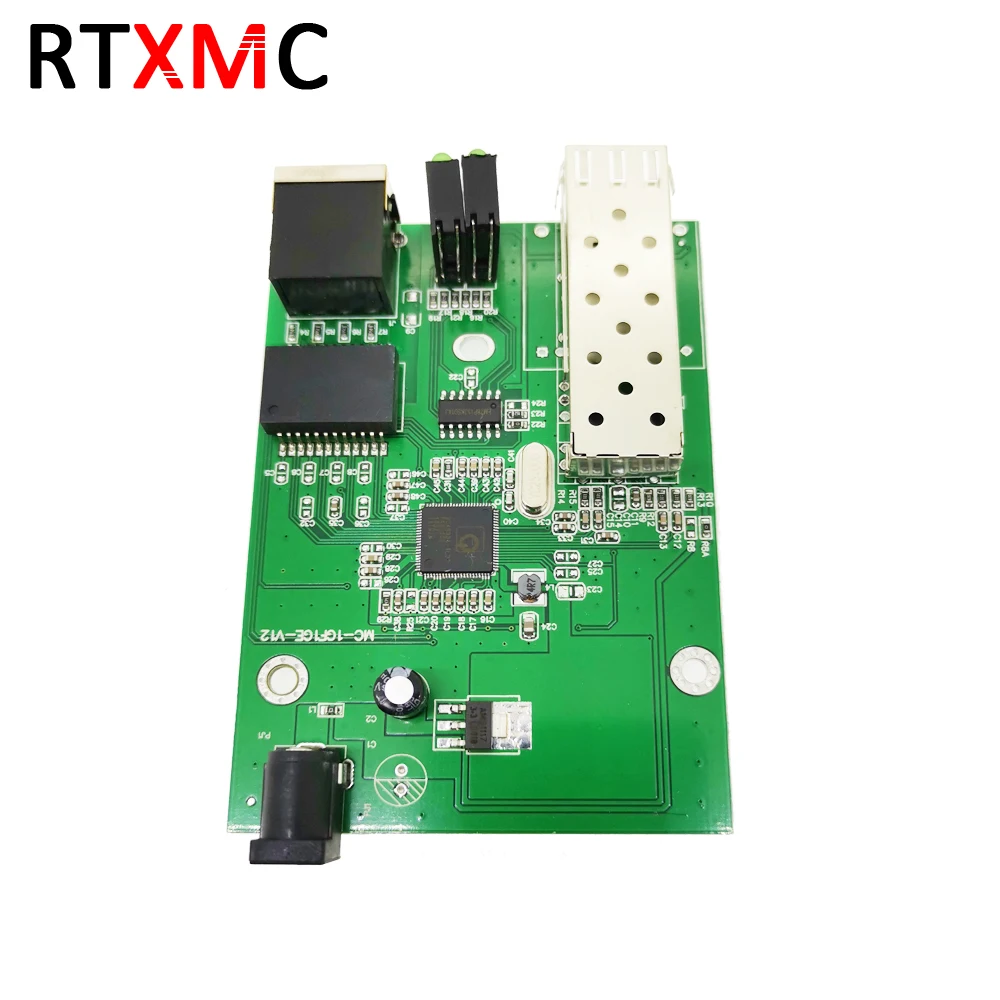 SFP волокна Media Converter к RJ45 Gigabit 10/100/1000 M Ethernet преобразователя приемопередатчик