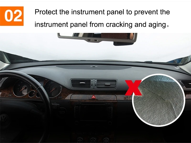 Крышка приборной панели автомобиля для hyundai Accent Verna 2012 2013 Solaris коврик ковер анти-УФ нескользящий 1 шт