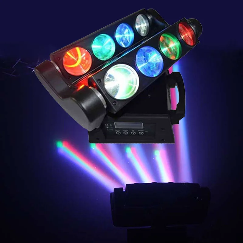 Светодиодный прожектор с движущейся головкой 8x10 Вт 4 в 1|light dj|rgbw 4in1beam light |