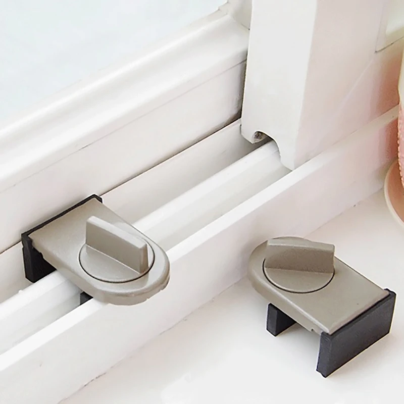 Sliding Door Anti-Theft Switch Lock Window Blocker Iron Child Doors | Обустройство дома