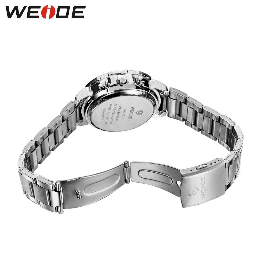 Новинка WEIDE мужские роскошные брендовые кварцевые военные армейские спортивные