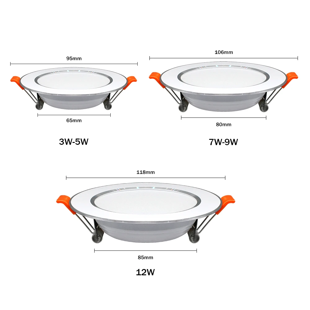 Lámpara de techo empotrada LED para el foco Led
