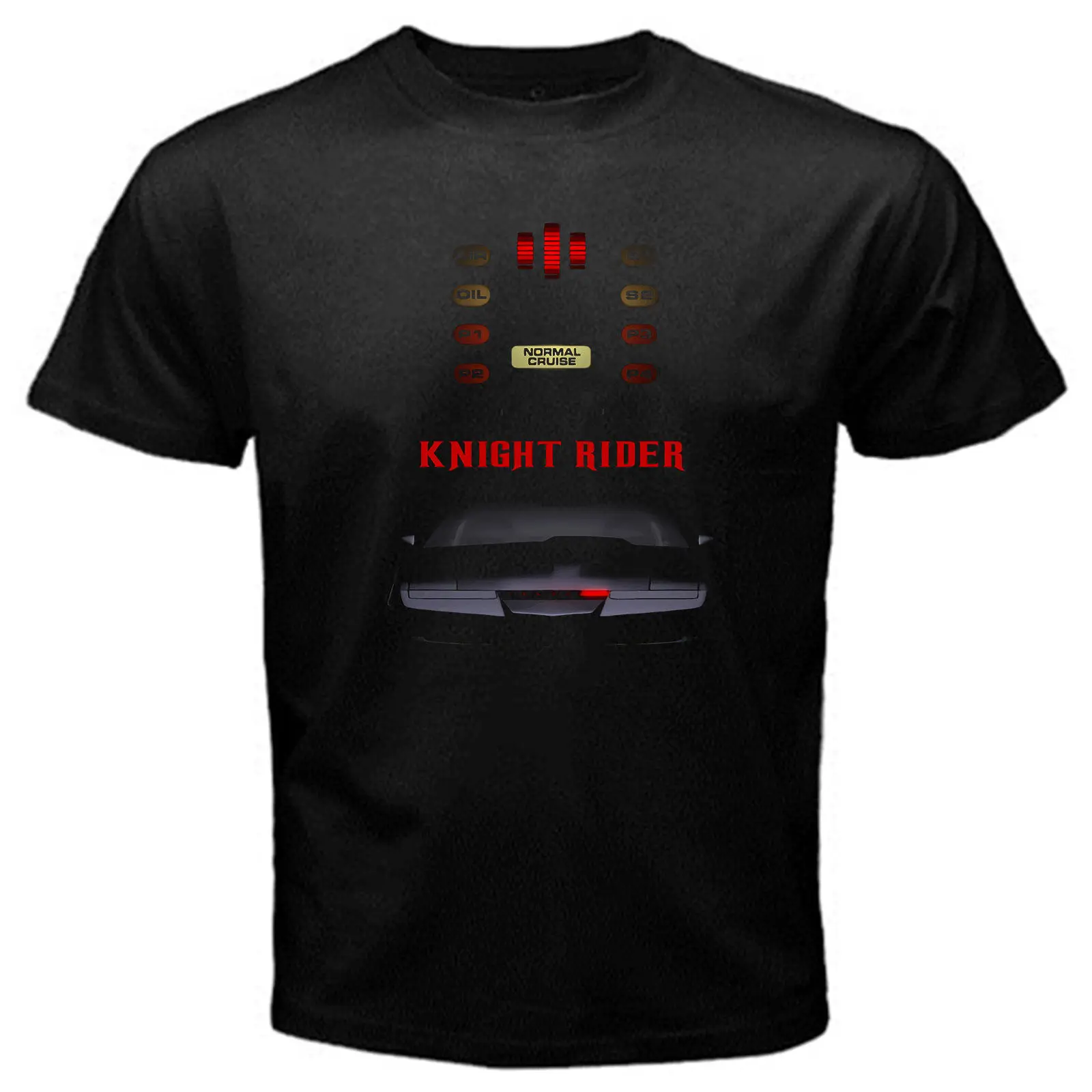 2018 Мужская футболка Китт Knight Rider классический ретро TV серии Карр Футболка