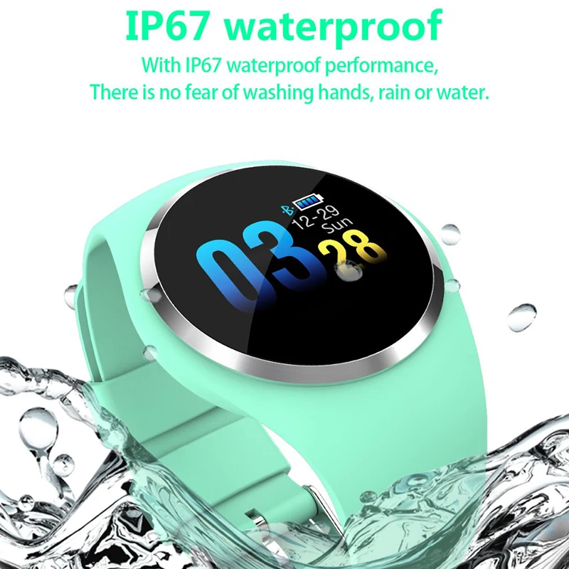 FocuSmart 1 0 дюймов Q1 женские Смарт часы простые классические Водонепроницаемые