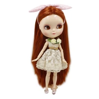 dbs blyth doll icy licca body bl232 fashion super smooth wild straight hair joint body 16 30cm gift toy
