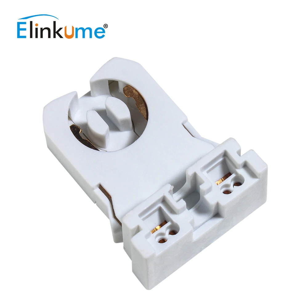 Elinkume 20 шт./лот T8 держатель лампы Цоколи люминесцентные t8 разъем для светодиодные |
