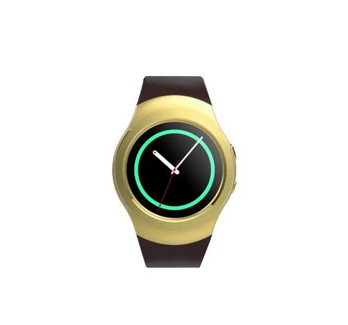 Relogio inteligente AS2 PK KW28 GT88 поддержка пульсометра умные часы для мужчин для apple huawei xiaomi htc samsung gear s2 s3 - Цвет: gold