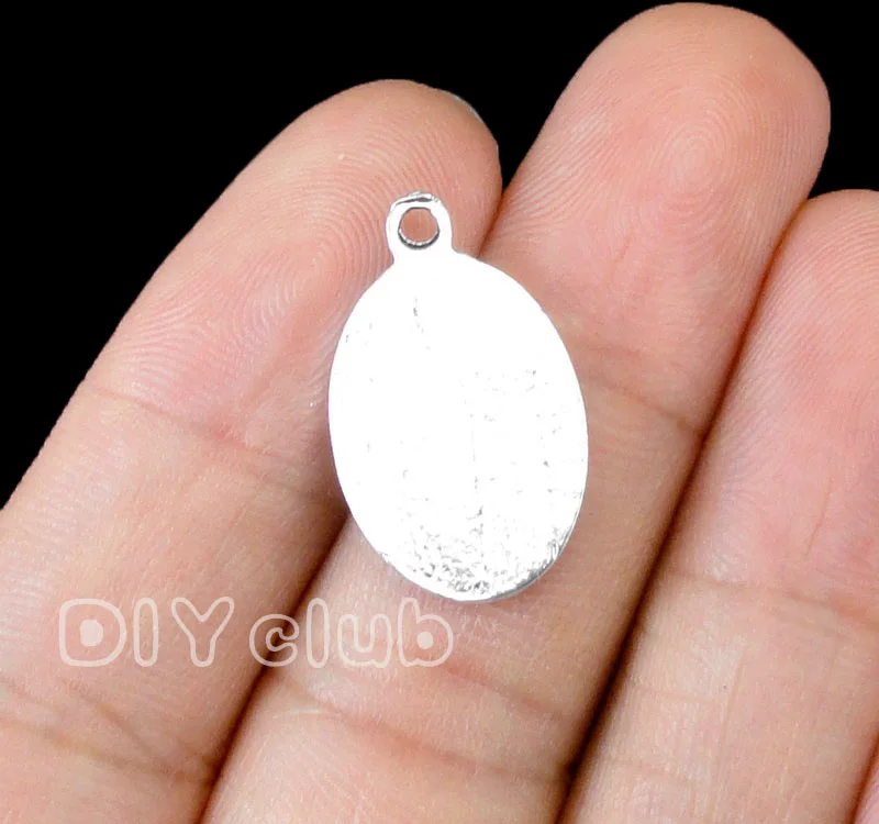 

30pcs--Antique Tibetan Silver Bowling Charms Pendants 22x14mm