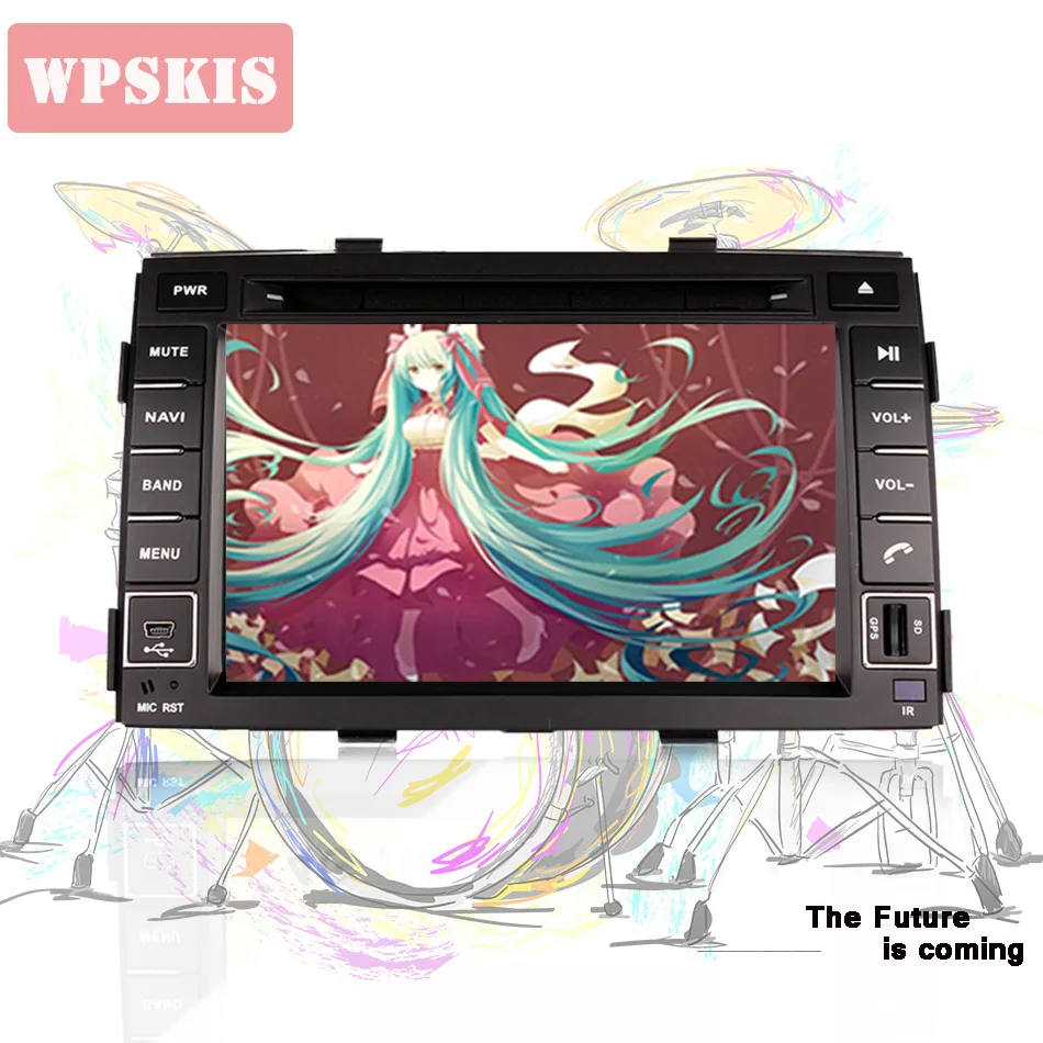 Автомобильный dvd-плеер для KIA Sorento 2009-2012 2Din 4 + 64 гб Android 9 0 GPS-навигация головное