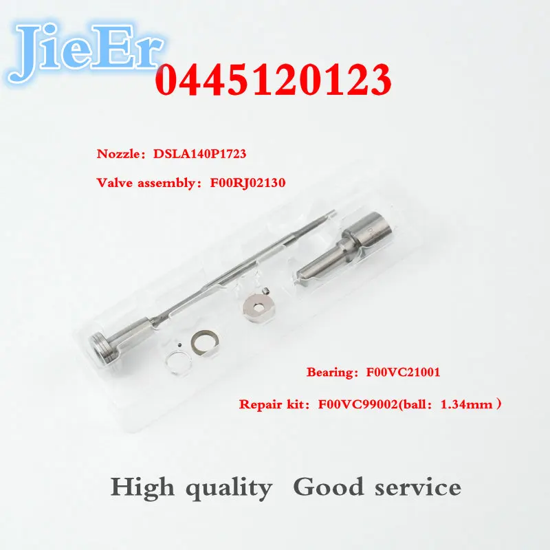 FOOR J03 484 F00RJ03484 CR Ремонтный комплект 0445120123 Форсунка распылительная DSLA140P1723 Vlave F00RJ02130