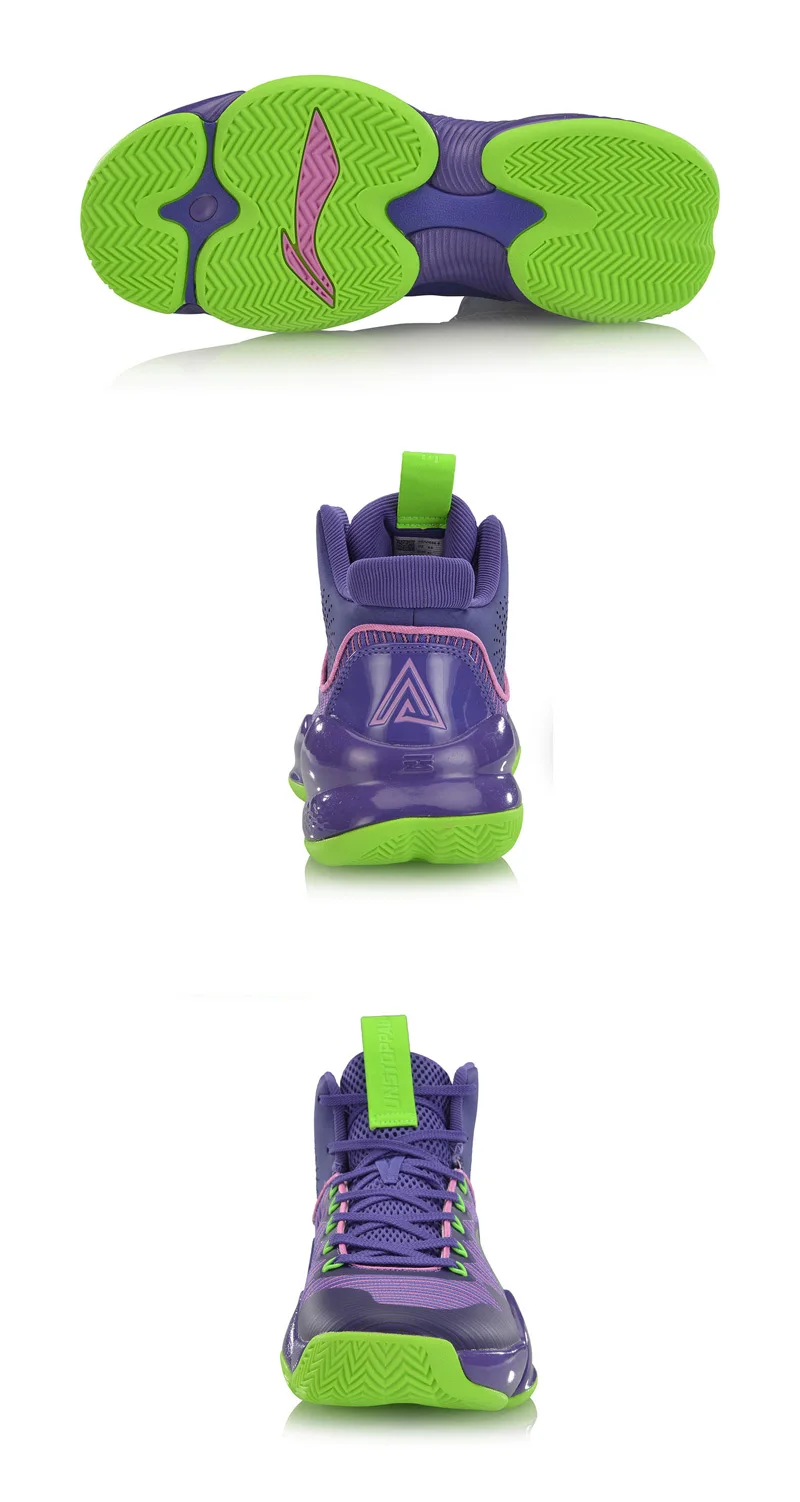 Li-Ning/Мужская Профессиональная баскетбольная обувь POWER V, удобная спортивная обувь с подкладкой, кроссовки ABAP025 XYL235