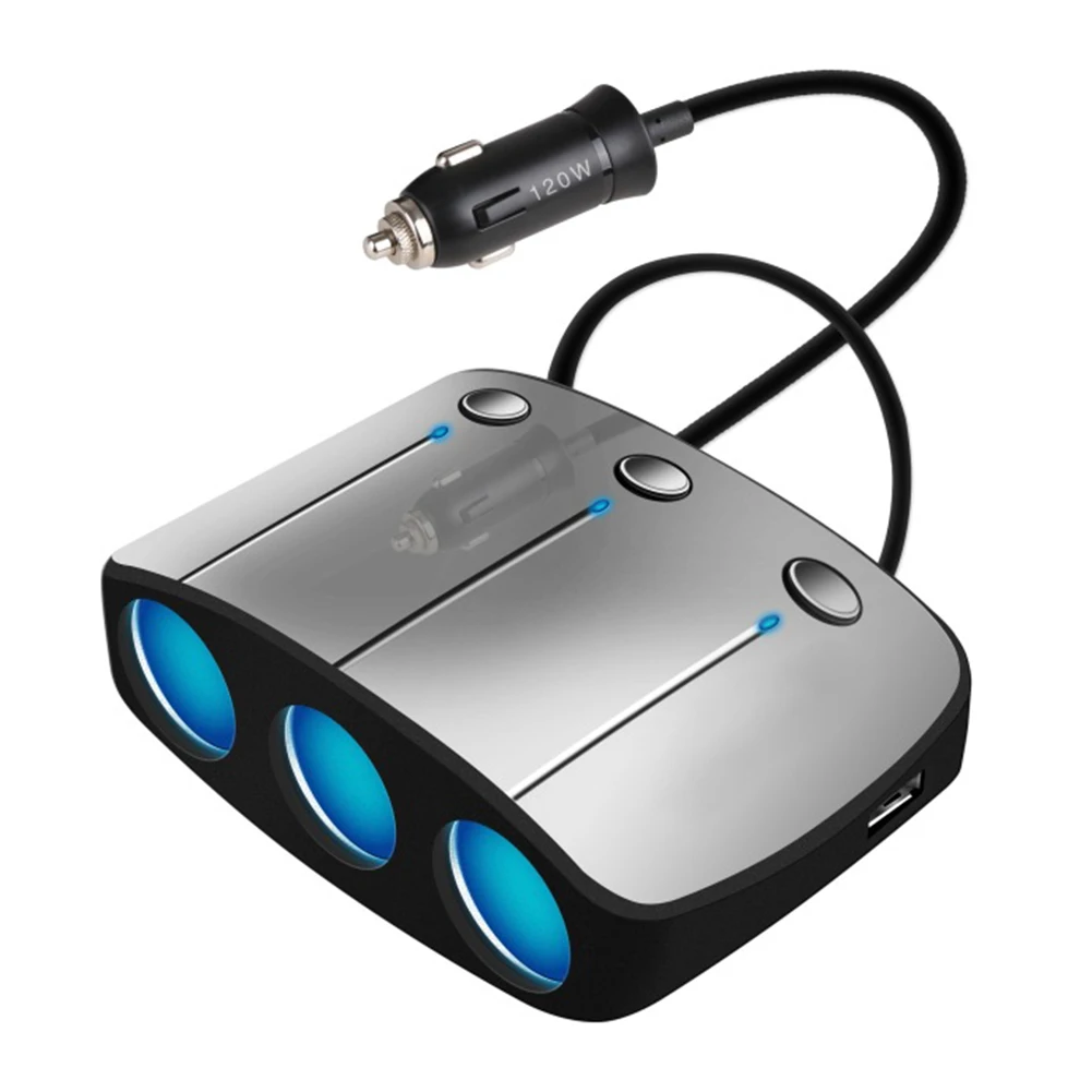 3 способ разъем зарядного устройства USB металлический корпус автомобильный