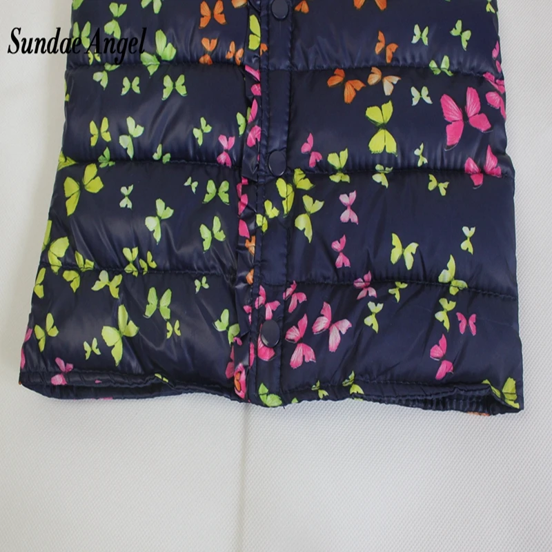 Детский жилет для девочек зимний хлопковый с бабочками|girls vest|kids girl vestvest child |