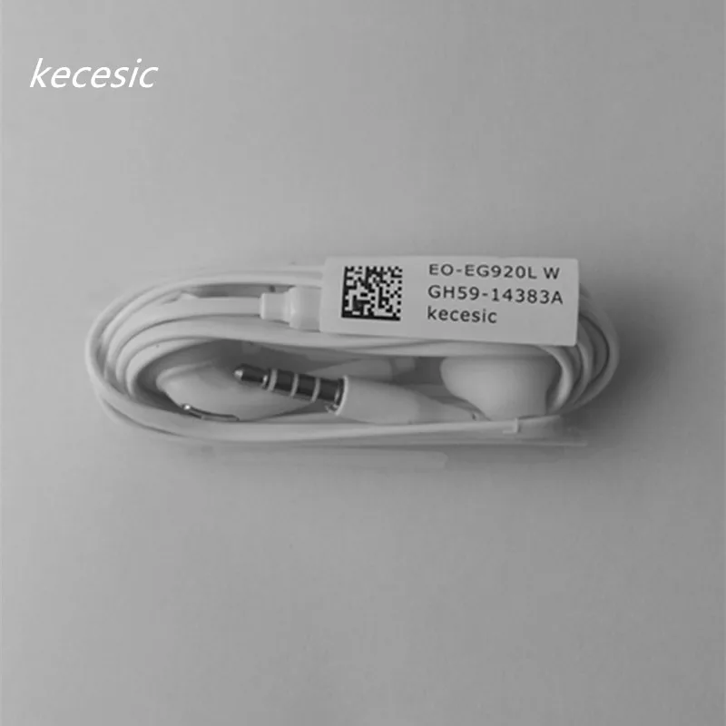 Kecesic 20 шт./партия 3,5 мм наушники-вкладыши S6 наушники с микрофоном наушники для samsung Galaxy S5 s6 гарнитура