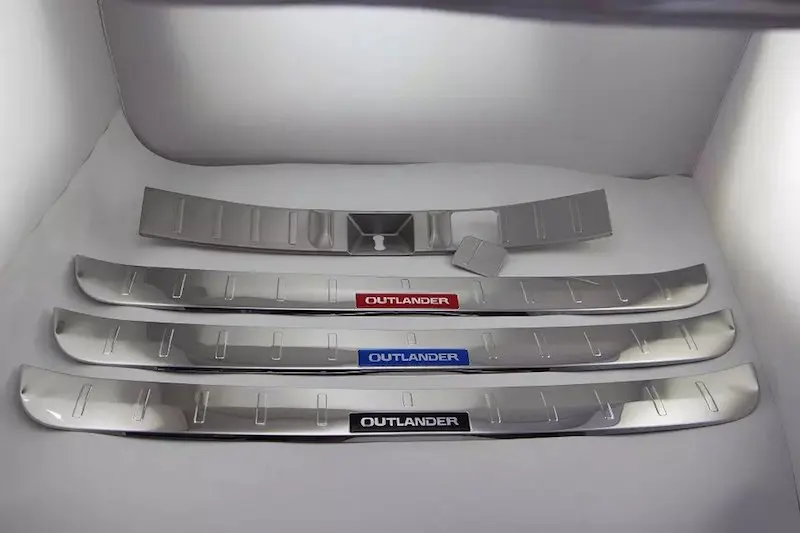 Для Mitsubishi Outlander защита заднего бампера задний порог Накладка из нержавеющей стали аксессуары для стайлинга автомобилей
