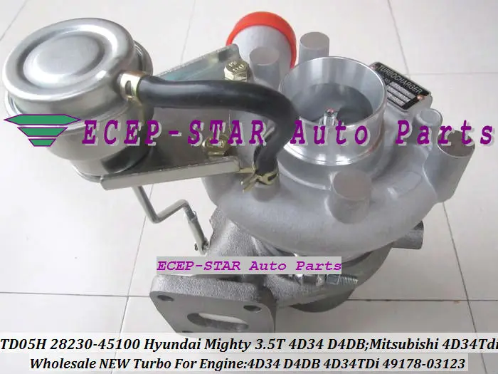 TD05H 14G 49178 03123 28230 45100 09620 81100 Turbo для Hyundai Mighty 3.5ton 4D34 D4DB Mitsubishi 4D34TDi|turbo turbo turbo|turbo hyundaihyundai