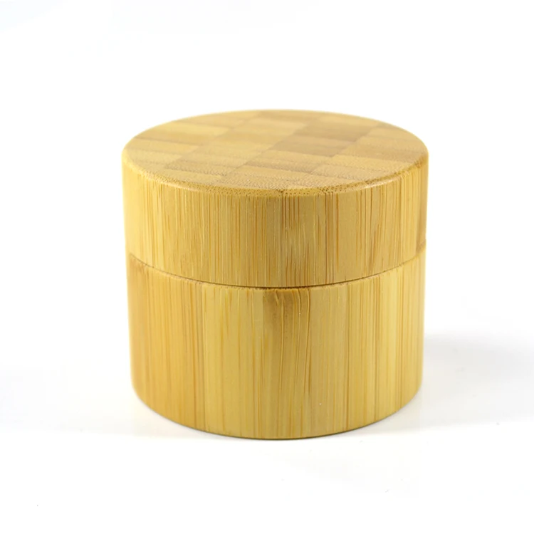 

250pcs*100g wooden box cosmetic container bamboo jar with lids 30ml/50ml/100ml glass jar with wooden lid