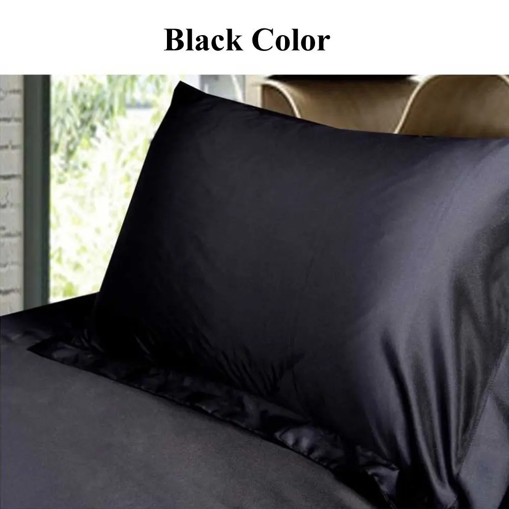 2 шт красота Королева/стандартный шелк ~ y атласная чехол чка 48x74 см|pillow case cover|pillows