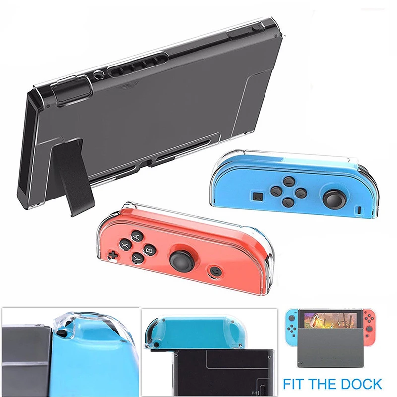 Ультратонкий Прозрачный чехол из поликарбоната для Nintendo Switch NS NX защитный сумка