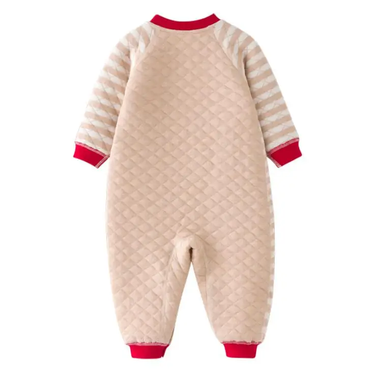 

Winter baby warm clothes, newborn colored cotton warm clothing.
