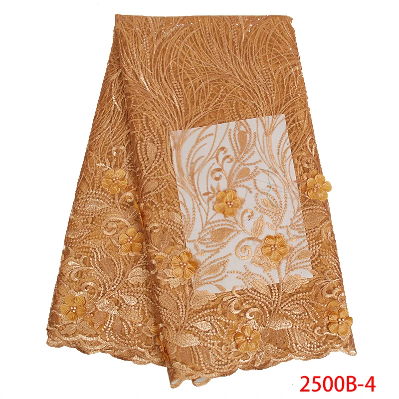 Последние 3D цветы африканские кружевные ткани высокого качества 2019 нигерийские