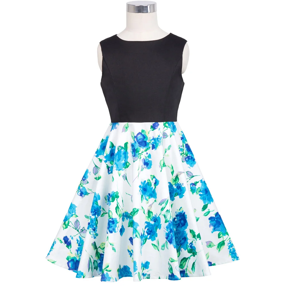 Новинка 2017 года Летнее Детское платье с цветочным узором детское винтажное в