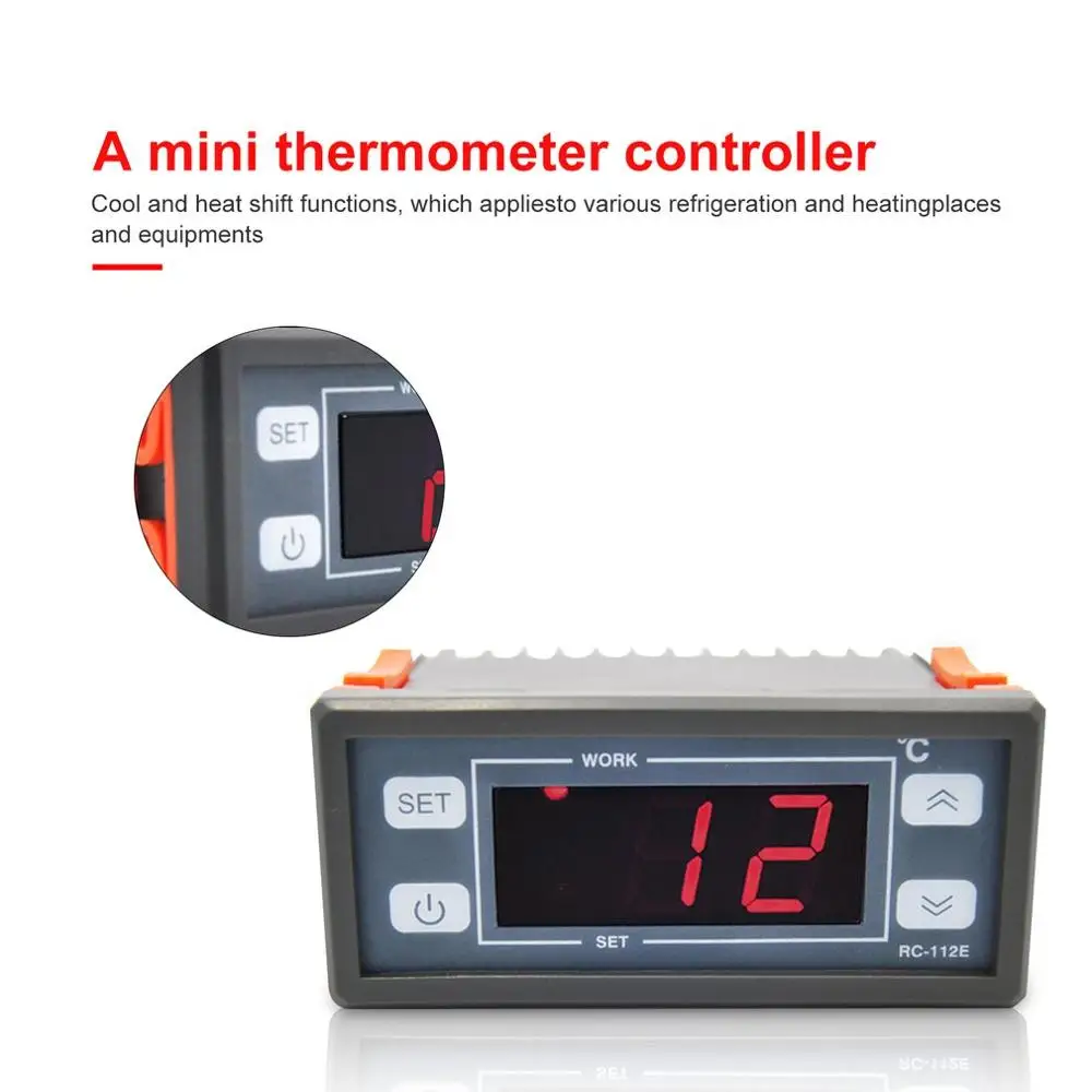 Цифровой температурный контроллер термостат микрокомпьютер терморегулятор