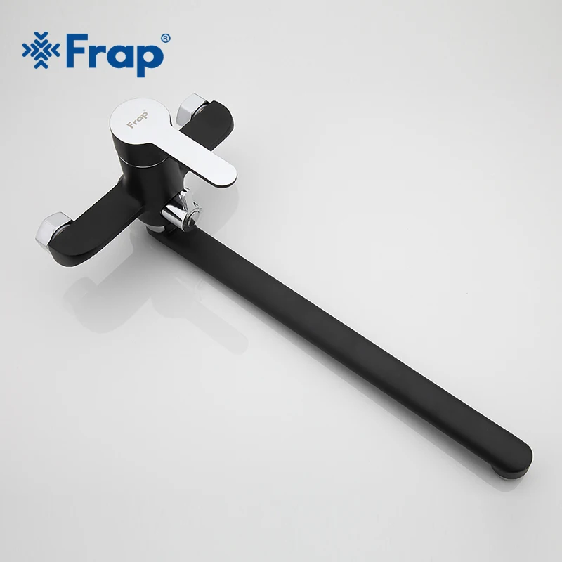 Смеситель для душа Frap F2242 черный настенный смеситель ванной комнаты с насадкой