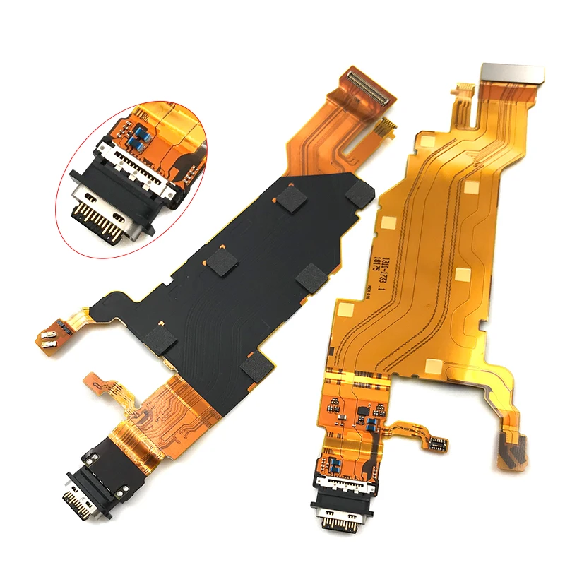

Dock Connector Micro USB Charger Charging Port Flex Cable Microphone Board For Sony Xperia XZ2 Premium H8166 XZ2P Plus 5.8"