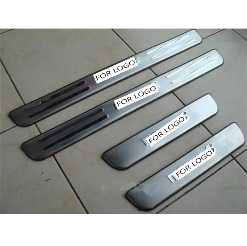 Аксессуары подходят для 2003 2004 2005 2008 2013 MAZDA 3 LED Накладка на порог из нержавеющей