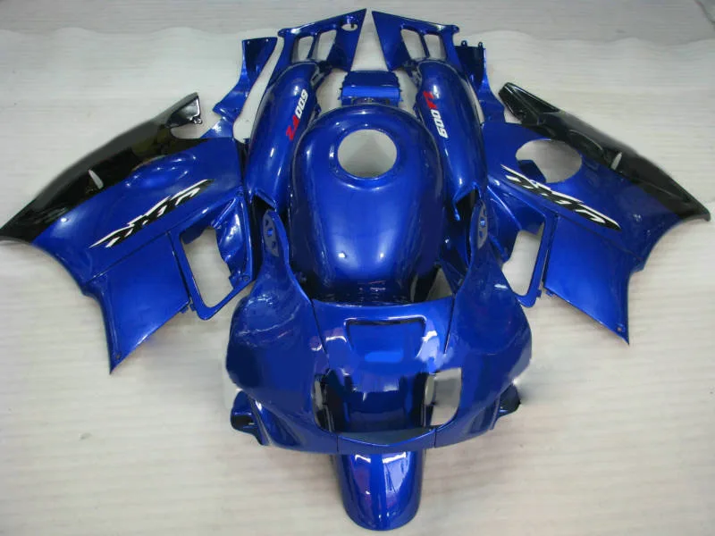 

Dor-Motorcycle parts for CBR 600 F2 fairing kit 1991 1992 1993 1994 fairings Black blue CBR600 91 92 93 94