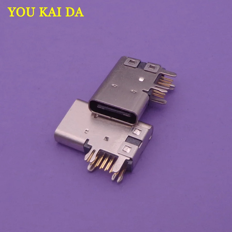 5 шт. micro usb jsck Тип гнезда c3.1 боковая вставка для сиденья 14Pin C Держатель Разъем