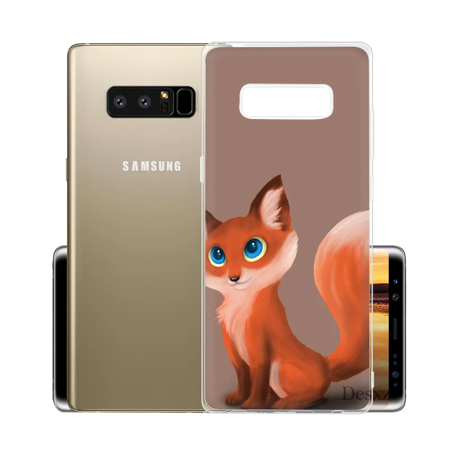 Чехол для телефона с милыми животными Samsung Galaxy S3 S4 S5 S6 S7 Edge S8 S9 Plus Note 8