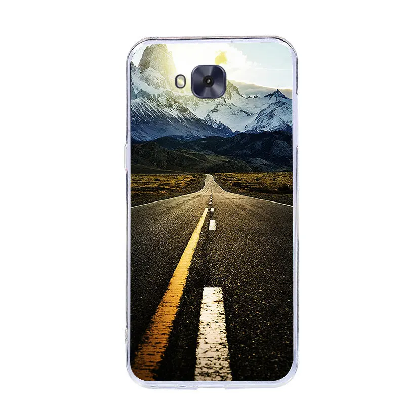 NORLSTY Phone Cover For Asus Zenfone 4 Selfie ZD553KL Case Soft TPU Silicon 5.5&quot Cases Cartoon |