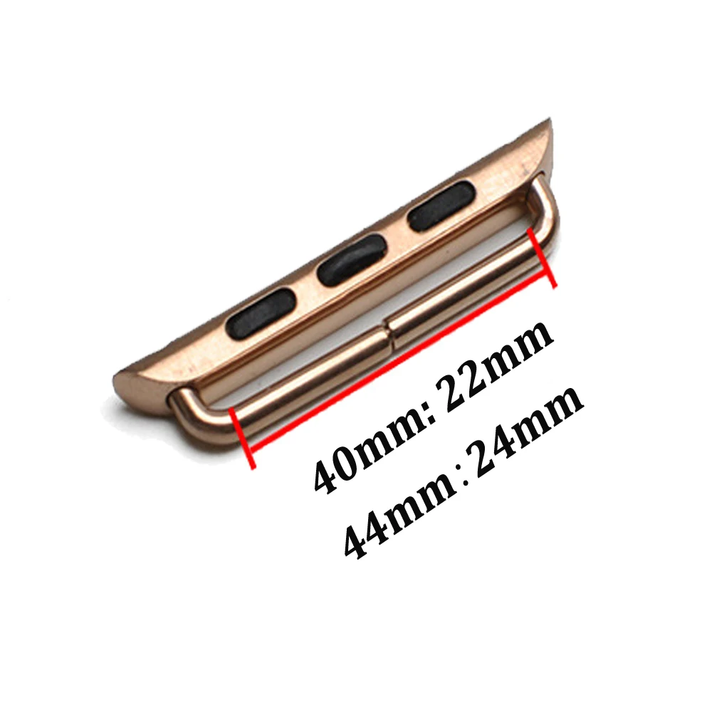Переходник для apple watch band 4 44 мм 40 ремешок из нержавеющей стали iwatch аксессуары