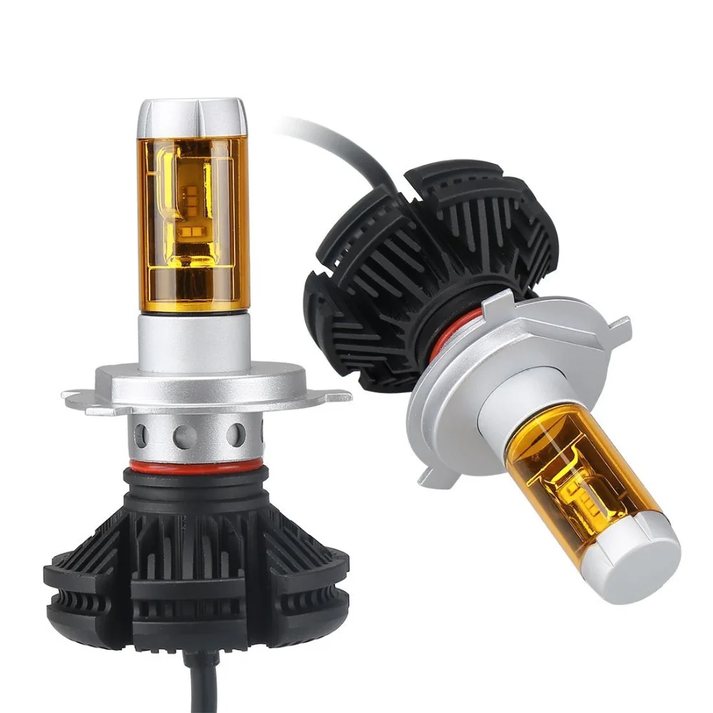 Противотуманные дневные ходовые огни для автомобиля 1 пара H4 H7 H11 Φ 50 Вт 6000 лм H8 H9