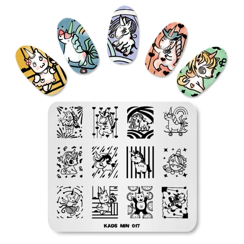 Шаблоны дизайна KADS для маникюра 10 вариантов 1 шт.|manicure plate|designer platesplate design |