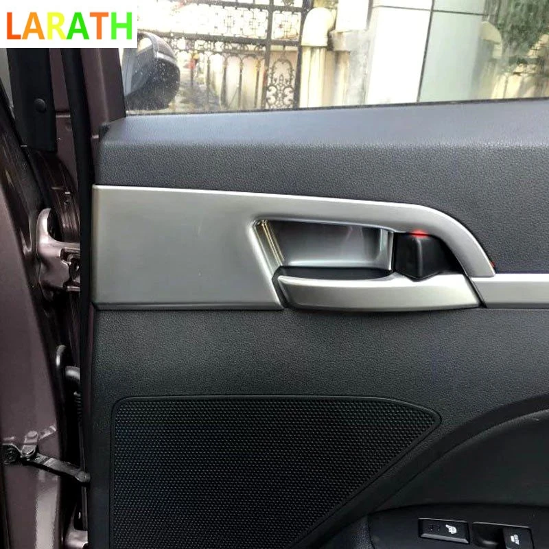 Для Hyundai Elantra 2016 / Avante 2015 ABS хром 4 шт. внутренняя дверная ручка крышка чаши отделка