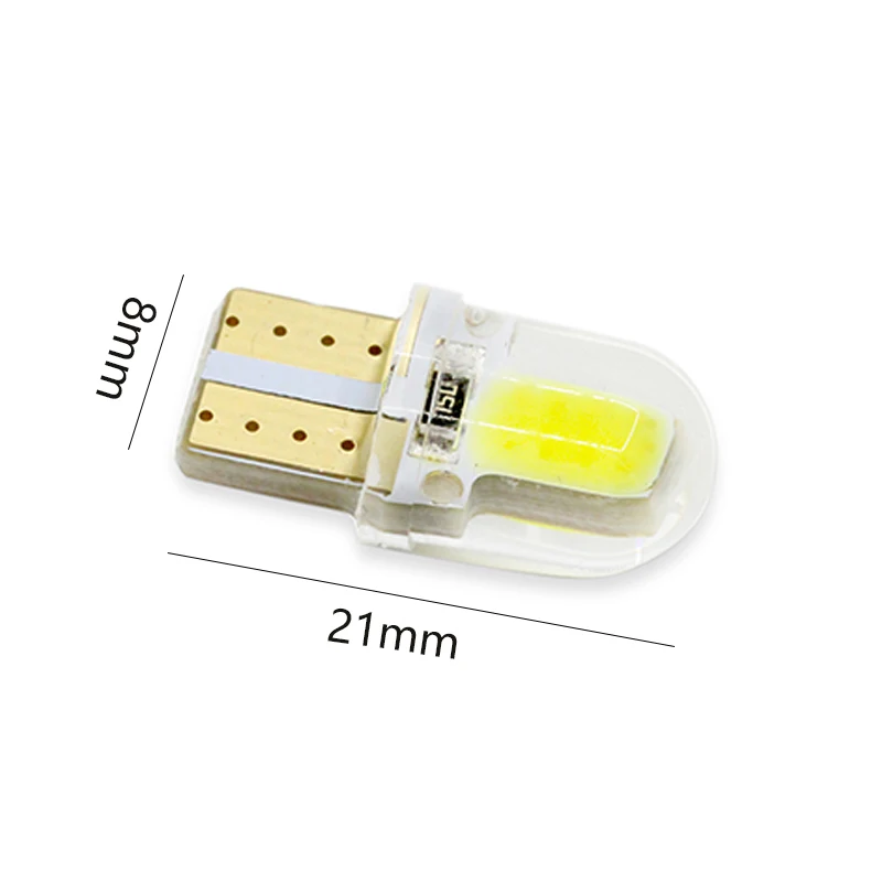 2 шт./пара SUNKIA высокая яркость COB T10 Canbus W5W 194 501 светодиодный ная габаритная широкая