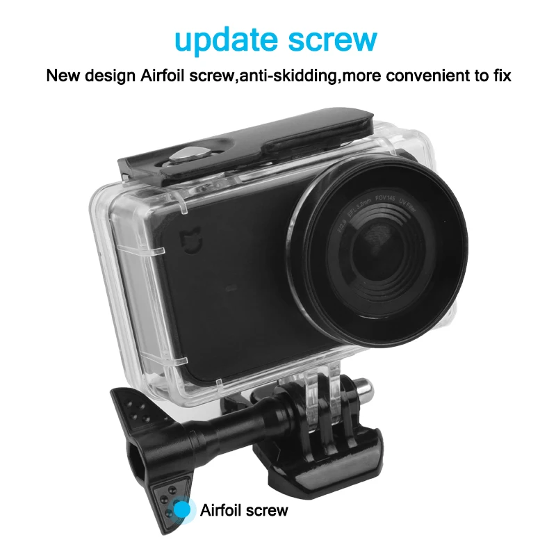 45M Diving Waterproof Case For Xiaomi Mijia 4K Mini Action Camera Cover Protective Housing|Чехлы для экшн-камер| |