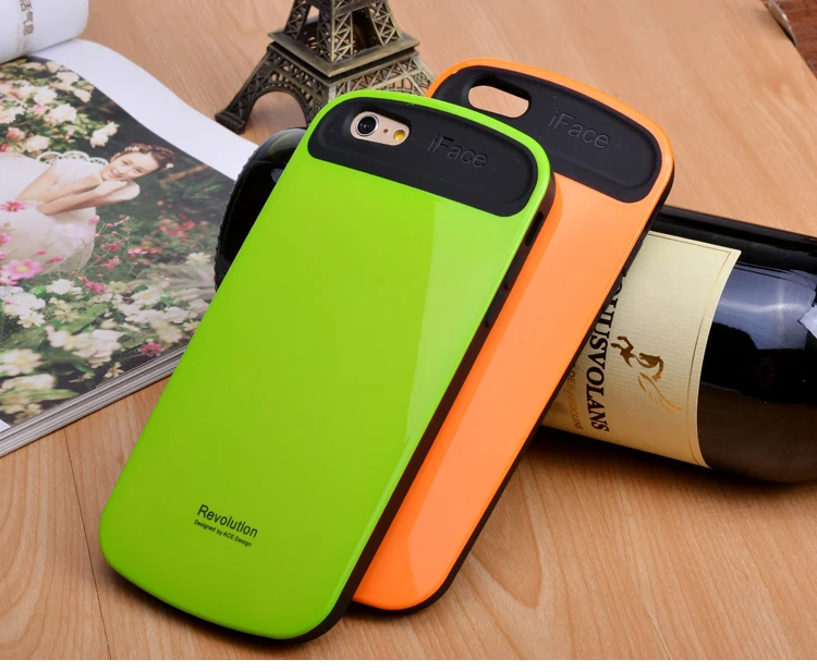 Для iPhone 6 6 S iFace чехол из мягкого силикона+ твердая задняя крышка карамельного цвета милый стильный противоударный чехол для iPhone 6S 6 S чехлы чехол s сумки