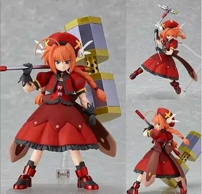 Фигурка Figma 052 Волшебная девочка Lyrical Nanoha с молотком рыцарем экшн-фигурка кукла