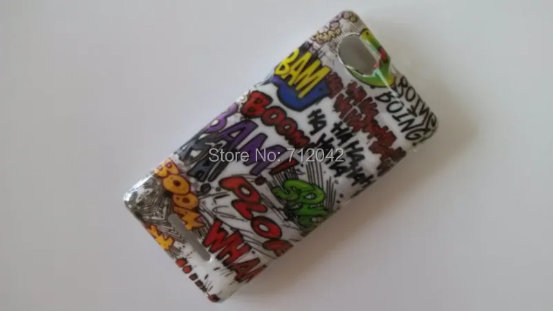 OEEKOI Haha мягкий гелевый Чехол из ТПУ с принтом граффити для Sony Xperia M C1904 C1905