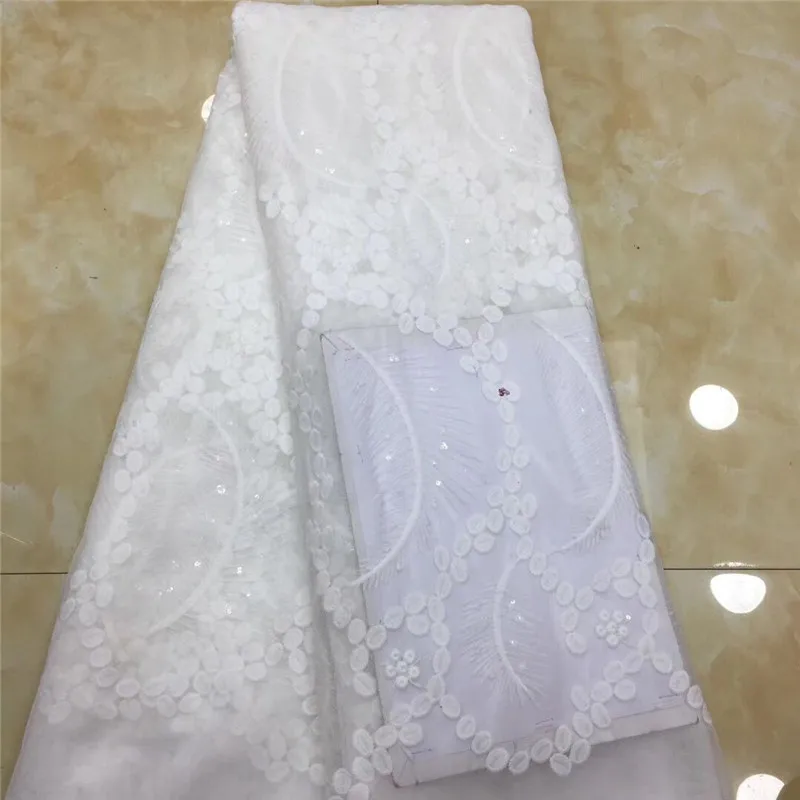 Блестки Сетка кружевная ткань 2019 Высокое качество африканская Свадебное платье
