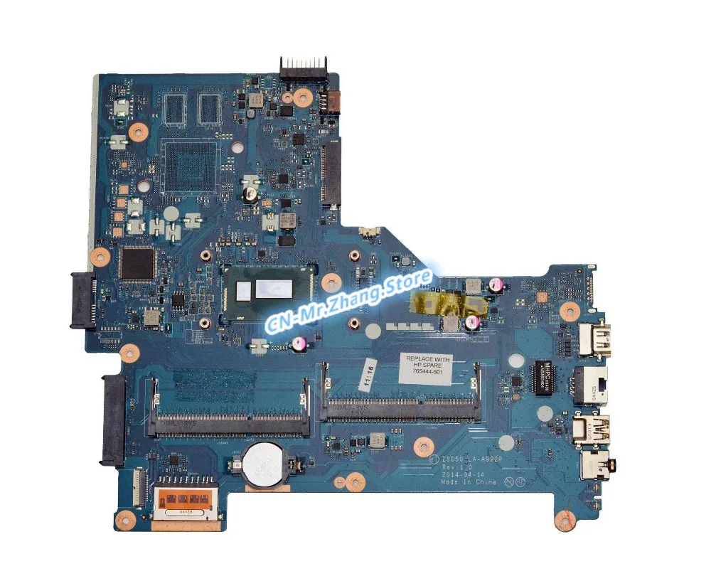

SHELI FOR HP 15-R Laptop Motherboard W/ i3-4005U CPU 765444-501 LA-A992P DDR3